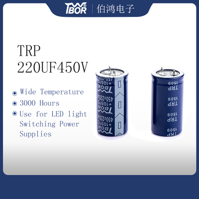 De Breuk van TRP 220uF 450V in Condensator 30x35mm