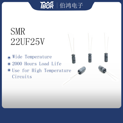 Miniatuur het Aluminium Elektrolytische Condensatoren 5X11mm van 22UF 25V RoHS