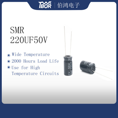 220UF50V 10X17mm Miniatuurcondensator Radiaal Type