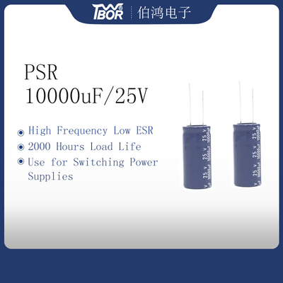 105°C radiale Elektrolytische Capacittor-Aluminium Hoge Frequentie Lage ESR