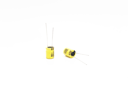 TW BOR Elektrolytische Condensatoren Op hoge temperatuur 100UF80V 10X13mm