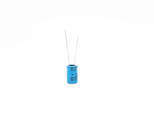 100UF25V de bipolaire Elektrolytische Condensator polariseerde niet Elektrolytische Condensator