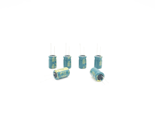 Elektrolytische Condensator 10X20mm van het hoge Frequentie100uf 80V Aluminium 5000 Uren