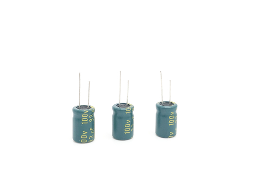 Elektrolytische Condensator 10X20mm van het hoge Frequentie100uf 80V Aluminium 5000 Uren