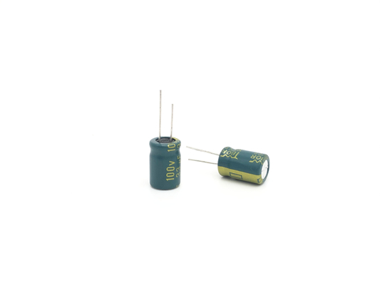 Elektrolytische Condensator 10X20mm van het hoge Frequentie100uf 80V Aluminium 5000 Uren