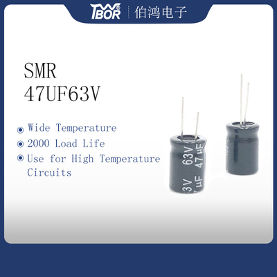 47UF63V miniatuuraluminium Elektrolytische Condensatoren 8x12mm Grote Capacitieve weerstand
