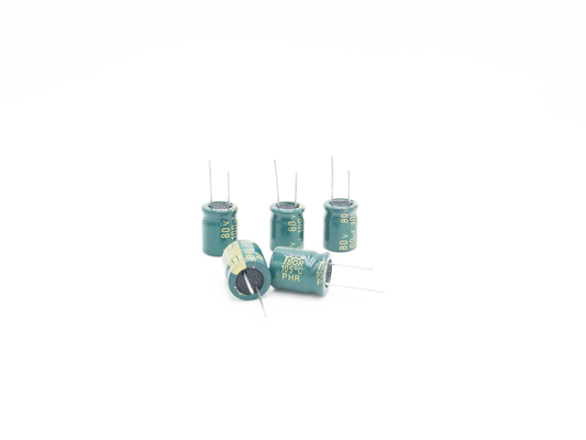 5000 Uren100uf80v LEIDENE Lichte Condensator 10X20MM ISO14001