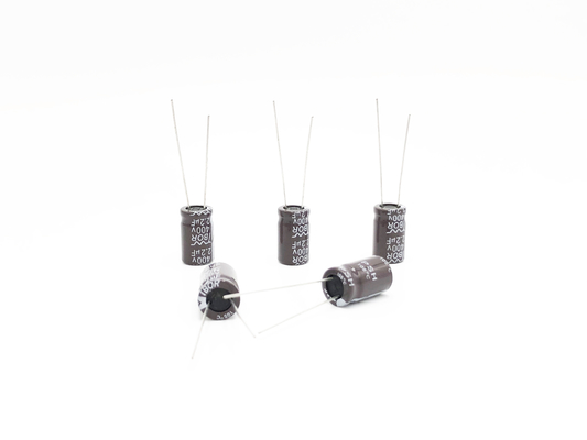 ISO9001 Hoge de Rimpelingsstroom van de aluminium Radiale Elektrolytische Condensator 2.2UF400V