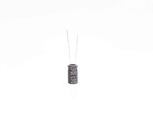 ISO9001 Hoge de Rimpelingsstroom van de aluminium Radiale Elektrolytische Condensator 2.2UF400V