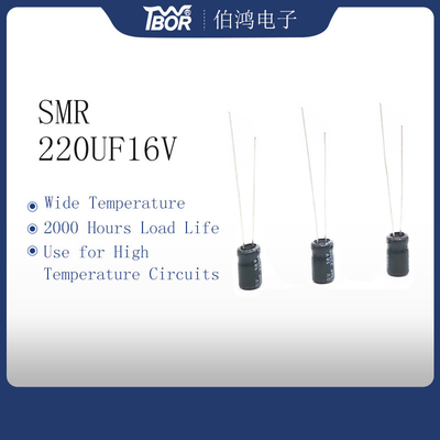 Radiale Lood Miniatuurcondensator 220UF16V 6.3X11mm