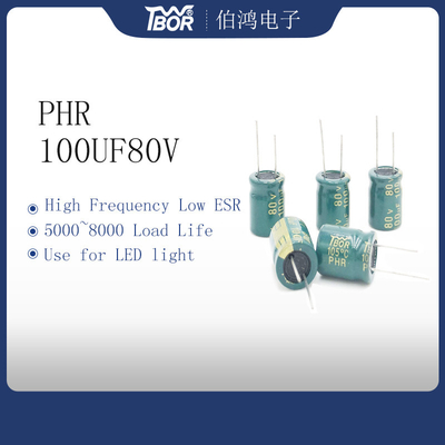 Elektrolytische Condensator 10X16MM van ISO14001 1000uf 10v Lage ESR Condensatoren 5000 Uren