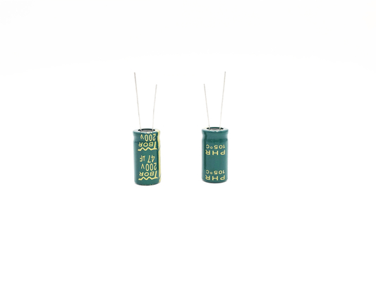 ISO14001 hoge Frequentie Elektrolytische Condensator 47UF 200V 5000 Urenleven