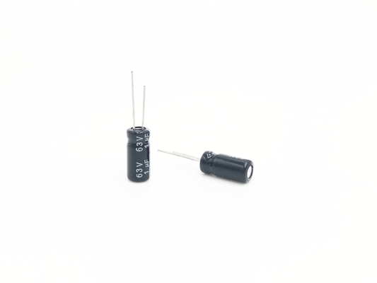 5x11mm 1UF 63V Radiale Elektrolytische Condensatorkringen Op hoge temperatuur