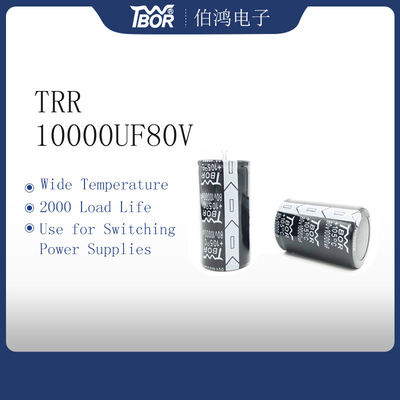 Zwarte Elektrolytische Condensator 30X70MM van 10000uf 80v Grote Capacitieve weerstand