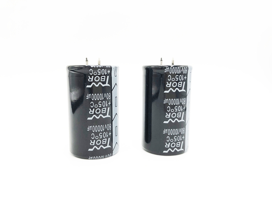 Zwarte Elektrolytische Condensator 30X70MM van 10000uf 80v Grote Capacitieve weerstand