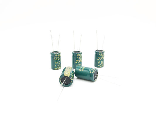 De Hoogspannings Elektrolytische Condensator 10X20MM van PHR 33UF250V 5000 Uren