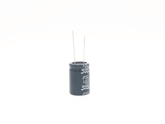 150UF250V 18x25mm Photovoltaic Macht Op hoge temperatuur van de Kringencondensator